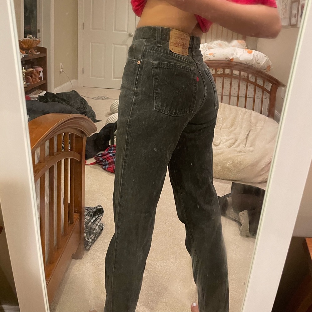 Levi’s vintage black jeans, 24 waist